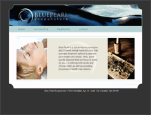 Tablet Screenshot of bluepearlclinic.com